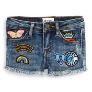 Trendy Hudson Rock and Roll Patch Shorts Girls 10
